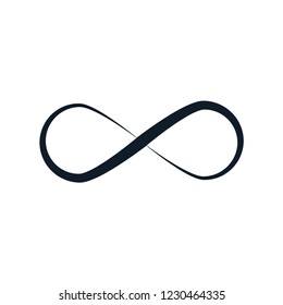 Infinity icon vector logo template