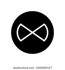 Infinity icon vector. Mobius loop shape illustration sign. unlimited symbol. forever logo.