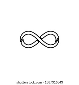 Infinity Icon Vector Infinity Sign Logo Stock Vector (Royalty Free ...