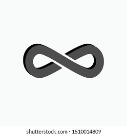 Infinity Icon - Vector, Sign and Symbol for Design, Presentation, Website or Apps Elements. 