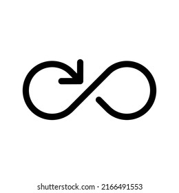 Infinity Icon Vector Symbol Design Illustration