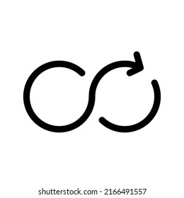 Infinity Icon Vector Symbol Design Illustration