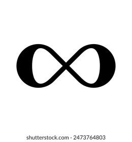 Infinity Icon Vector Symbol Design Illustration