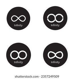 infinity icon vector template illustration logo design