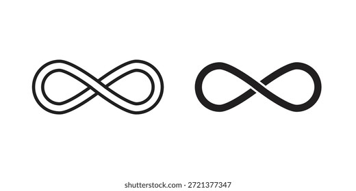 Infinity icons sign vectors. suitable for web, app, infographic, etc