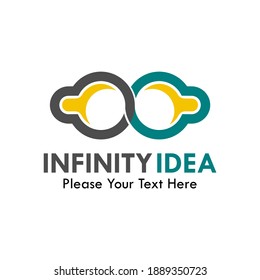 Infinity idea logo template illustration