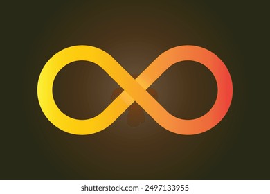 Infinity Illustration Vector Design Friendship Limitless