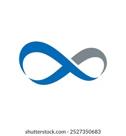 Infinito, infinito, infinito símbolo ícone vetor logotipo modelo ilustração design