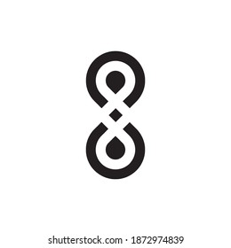 Unendliches, modernes Logo-Design. unendlich für einfache Logo-Design-Vektorvorlage
