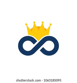 Infinity King Logo Icon Design