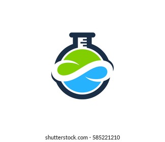 Infinity Lab Logo Design Element