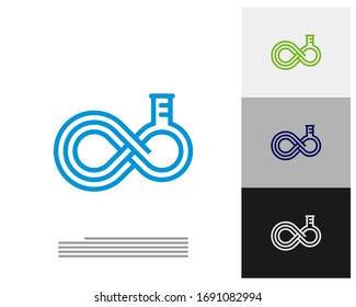 Infinity labs logo vector template, Creative Infinity logo design concept