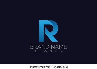 Infinity Letter R Logo Template