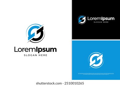 Plantilla de diseño de Vector de logotipo T de letra infinita