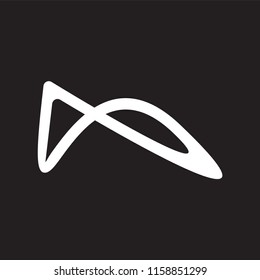 Infinity line abstract logo icon vector