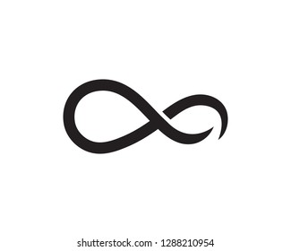 infinity LINE  logo and symbol template icons vector