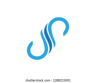infinity LINE  logo and symbol template icons vector