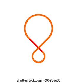 Infinity Line Logo Template Illustration Design. Vector EPS 10.