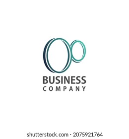 infinity line logo vector, technology logo design inspiration