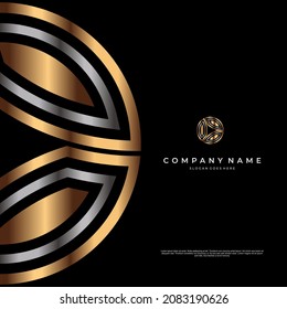 infinity logo or 0 logo design with elegant and luxury look, suit for business logo and company logo or others
