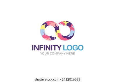 infinity logo abstract idea use company logo type