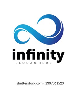 Infinity Logo, Cloud Infinity Logo Design Vector Inspiration