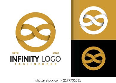 Infinity Logo Design, Brand Identity logos vector, modern logo, Logo Designs Vector Illustration Template