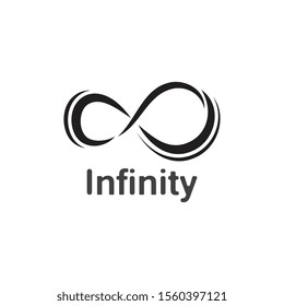 Infinity logo design inspiration vector illustration template