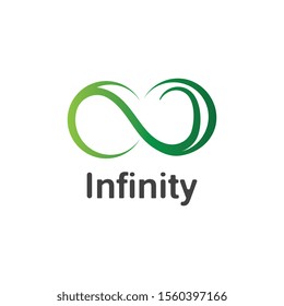 Infinity logo design inspiration vector illustration template