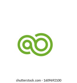 infinity logo design template sign