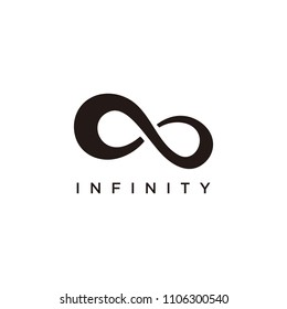 Infinity logo design vector illustration