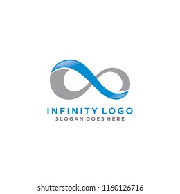 Infinity logo design vector illustration