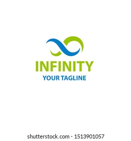 INFINITY LOGO DESIGN - VECTOR ILLUSTRATION
