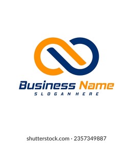 Infinity logo design vector. Nolimit logo design template concept