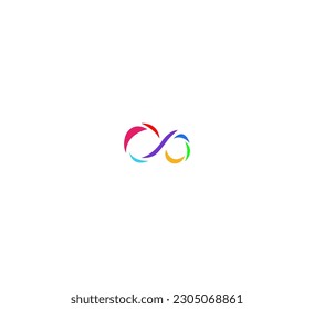 Infinity logo design vector template