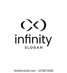 infinity logo download template vector graphic