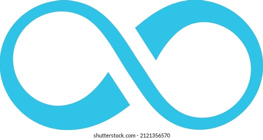 Infinity Logo. Endless Cycle Of Motion. Eternity Symbol