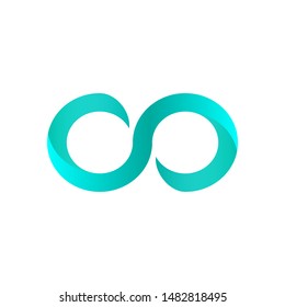 Infinity logo icon design template vector illustration.