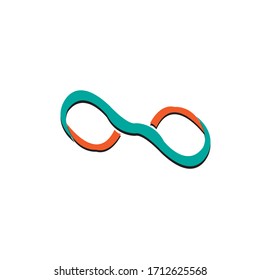 Infinity logo icon design template