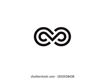Infinity logo icon design template elements - vector sign. Business card templates.