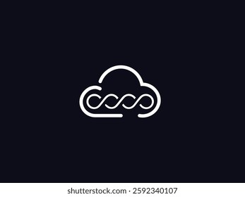 Infinity logo icon design template