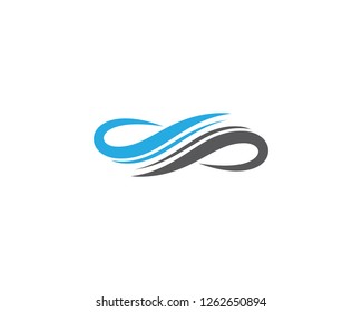 Infinity logo icon illustration