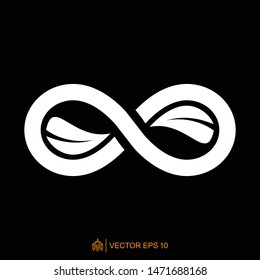 infinity logo icon template, infinity symbol vector