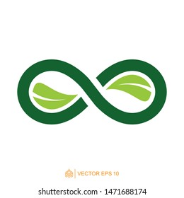 infinity logo icon template, infinity symbol vector
