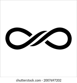 infinity logo or icon vector 
