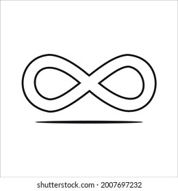 infinity logo or icon vector 