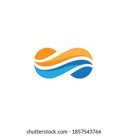 Infinity logo images illustration design