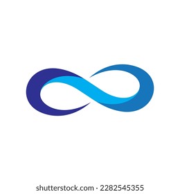 Diseño de imágenes de logotipo infinito