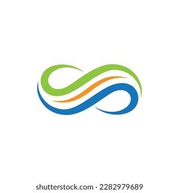 Infinity logo images illustration design