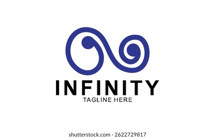 Infinity Logo isolated on White Background. 